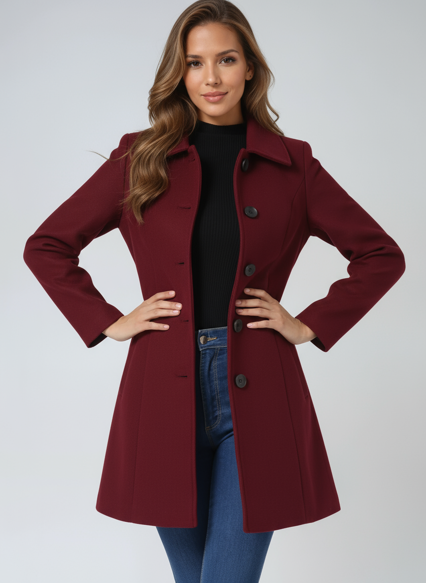 Judit | Chaqueta entallada y evasé elegante