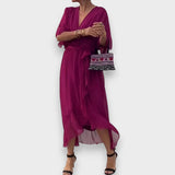 Judit Lourdes | Vestido con cuello en V