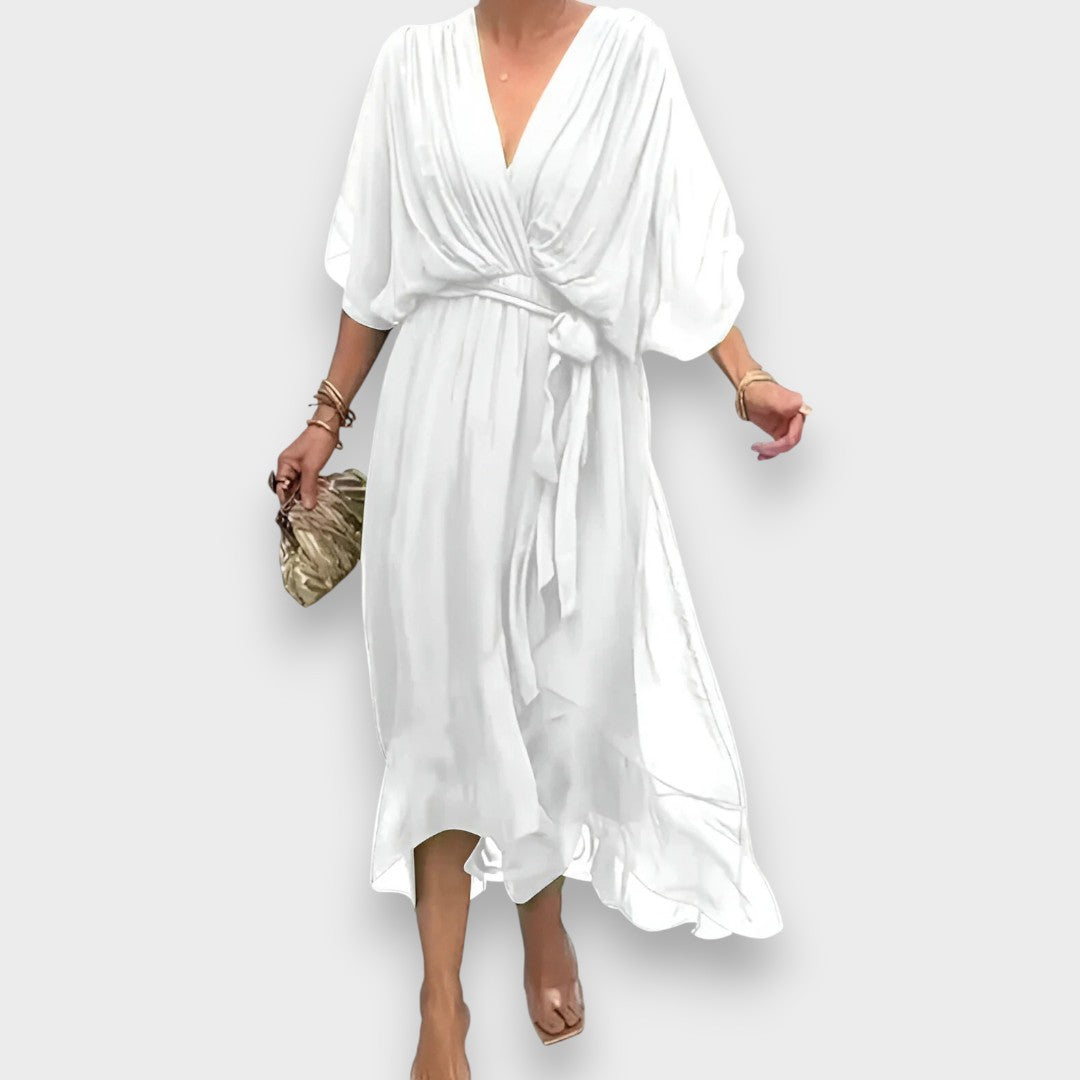 Judit Lourdes | Vestido con cuello en V
