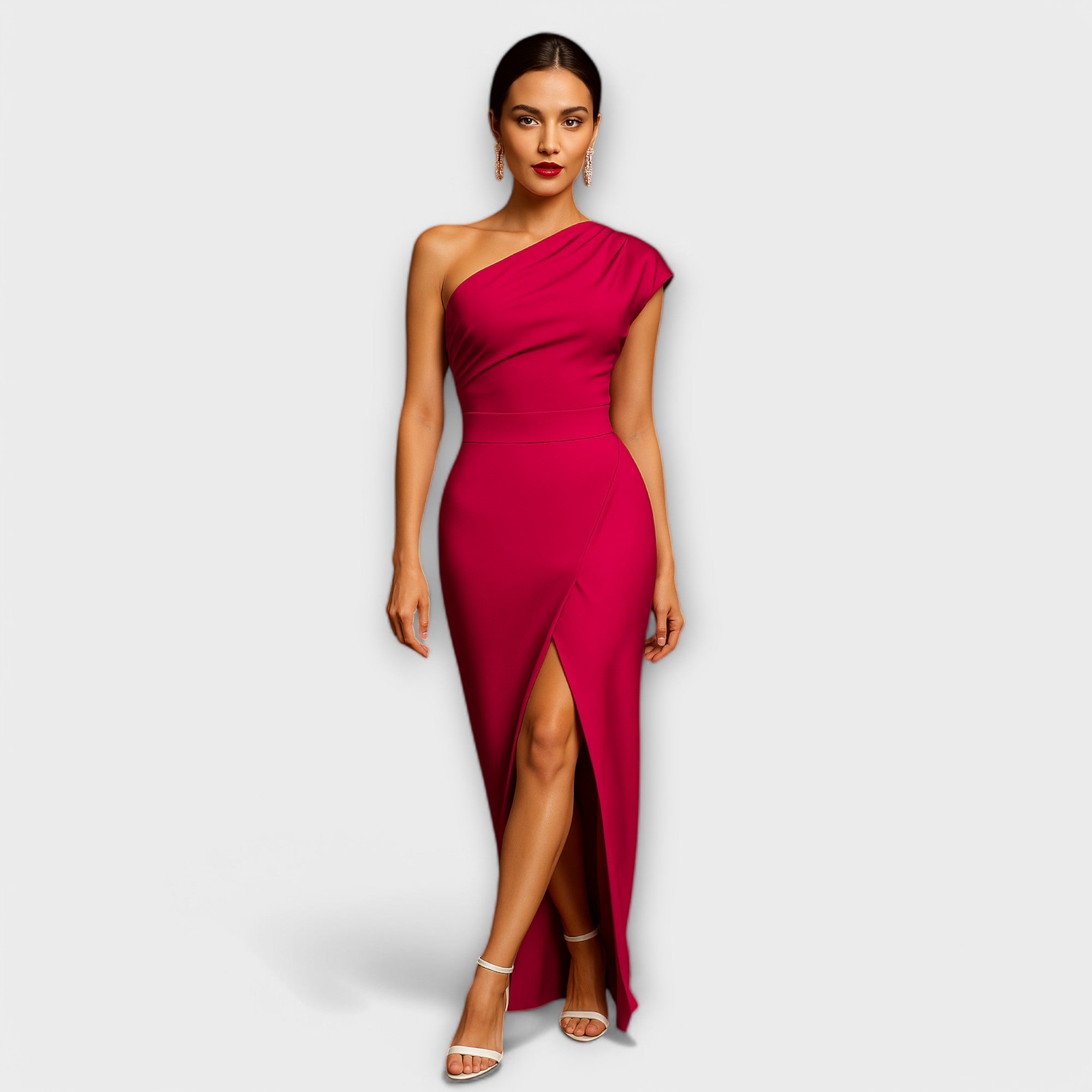 Judit | Vestido de fiesta asimétrico elegante