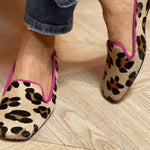 Juliana | Mocasines con estampado de leopardo