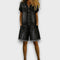 Julieta | Mono corto de algodón efecto denim vintage