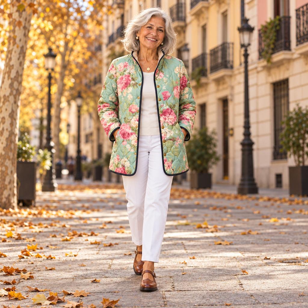 Leandra | Chaqueta acolchada, en la calle