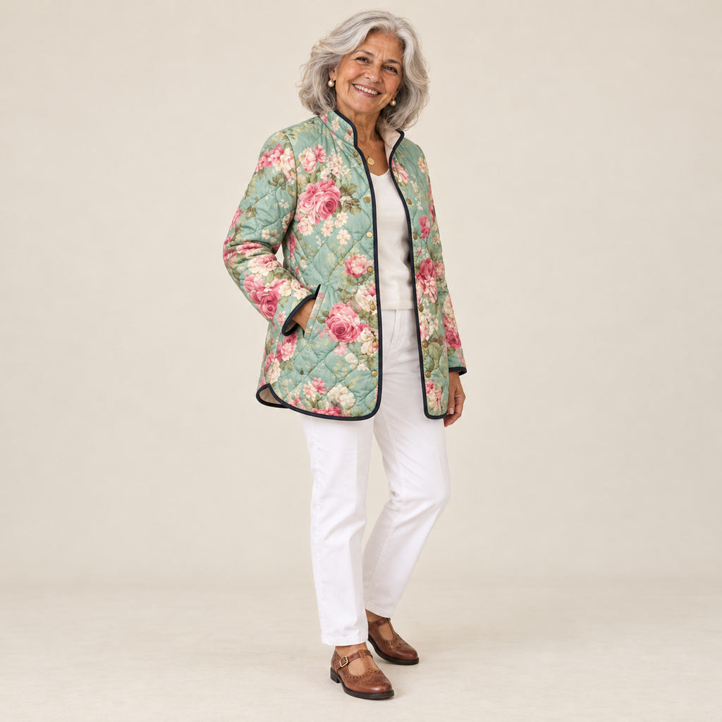 Leandra | Chaqueta acolchada, vista de tres cuartos
