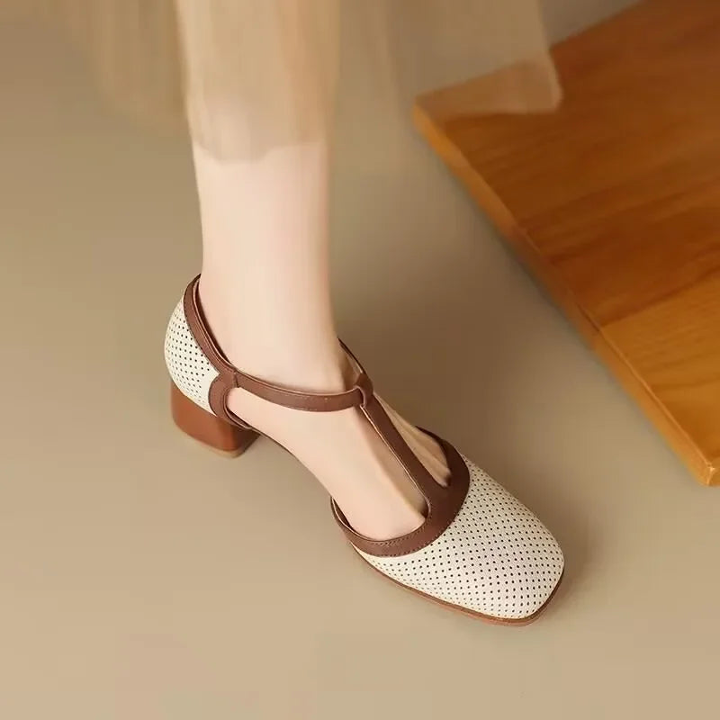 Leire | Zapatos elegantes de tacón medio