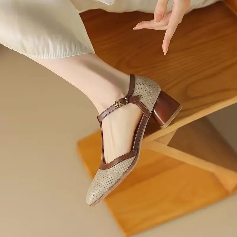 Leire | Zapatos elegantes de tacón medio