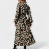 Leocadia | Vestido chic con estampado de leopardo