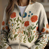 Liliana | Cárdigan con estampado de flores silvestres