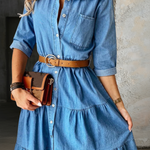 Lorena | Vestido de denim chic informal