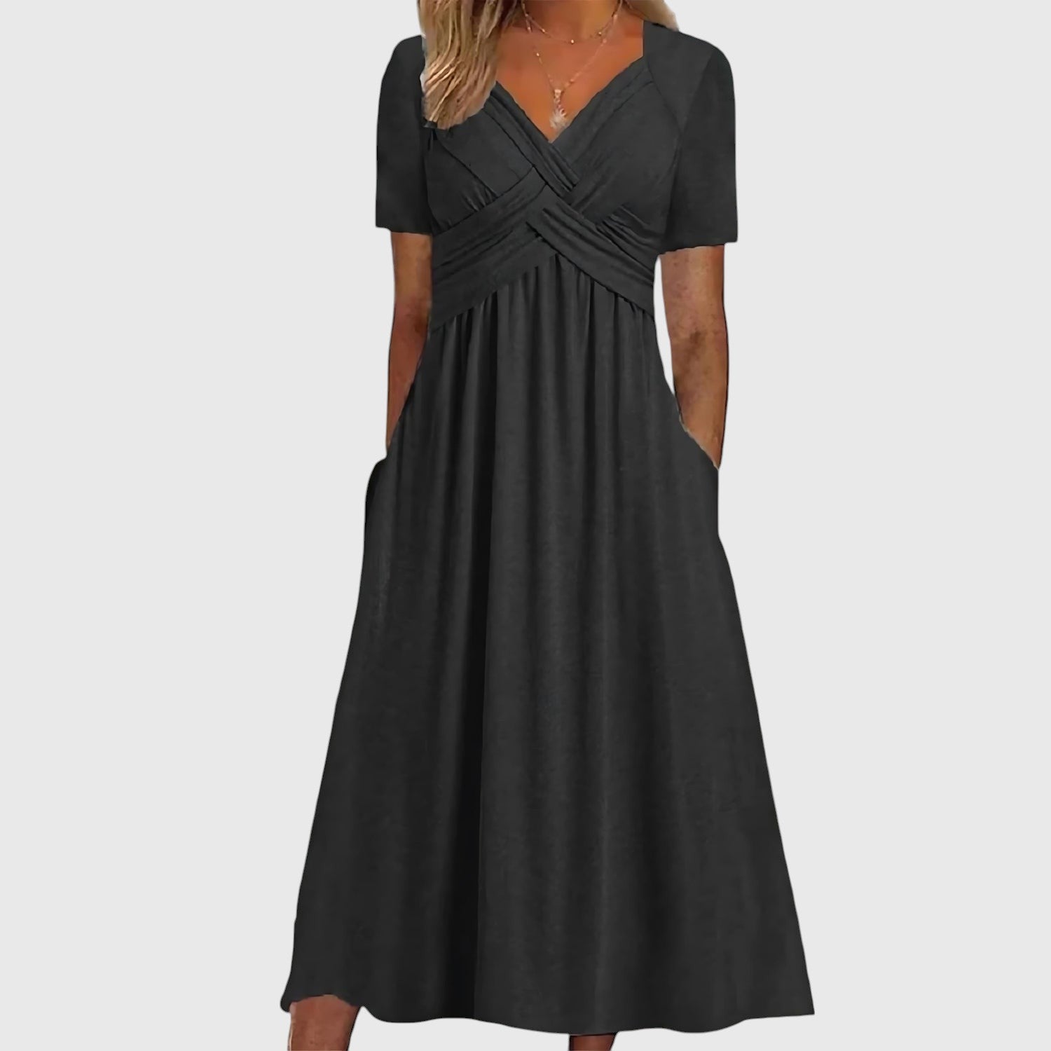 Lucila Paz | Vestido midi elegante