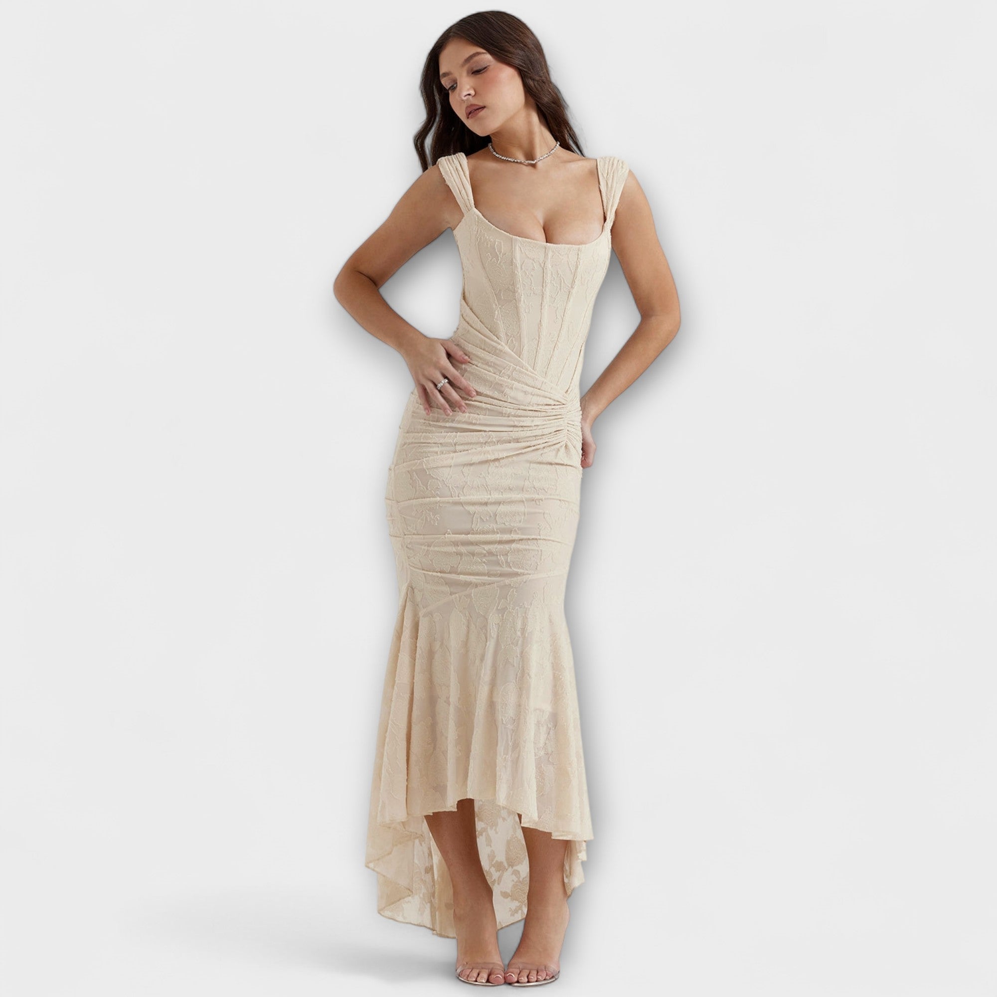 Lucila | Vestido elegante y refinado con corsé