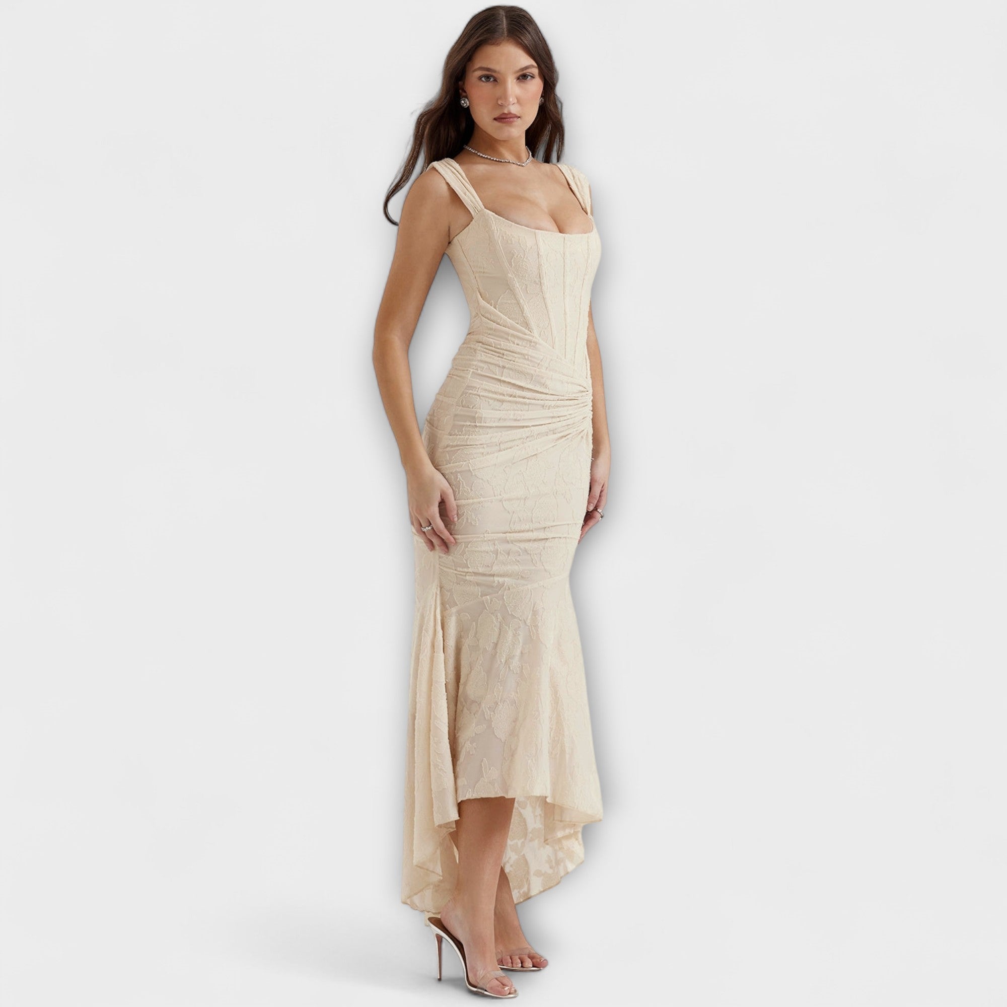Lucila | Vestido elegante y refinado con corsé