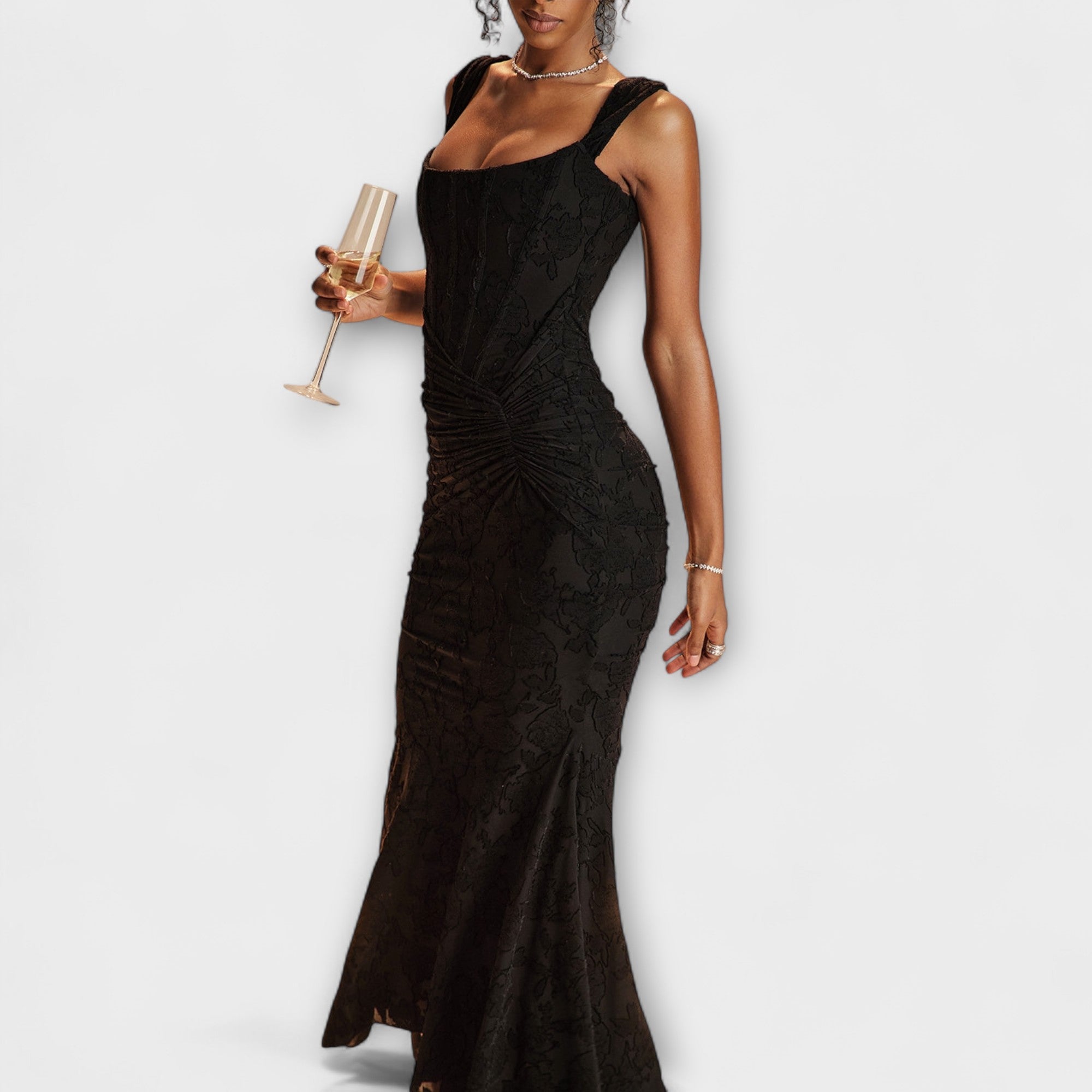 Lucila | Vestido elegante y refinado con corsé