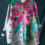 Ludovica | Blusa informal con estampado floral vintage