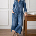 Ludovica | Mono de algodón efecto denim