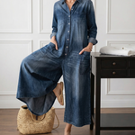 Ludovica | Mono de algodón efecto denim
