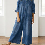 Ludovica | Mono de algodón efecto denim