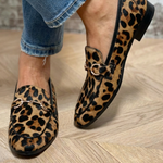 Ludovica | Mocasines con estampado de leopardo