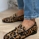 Ludovica | Mocasines con estampado de leopardo