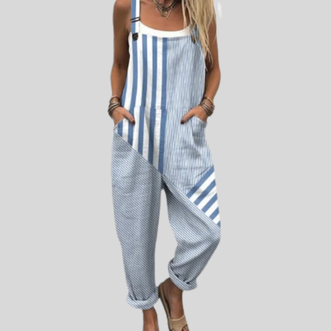 Magdalena | Peto de rayas azul y blanco