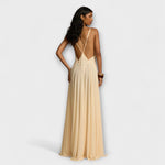 Maialen | Vestido largo con escote en V profundo