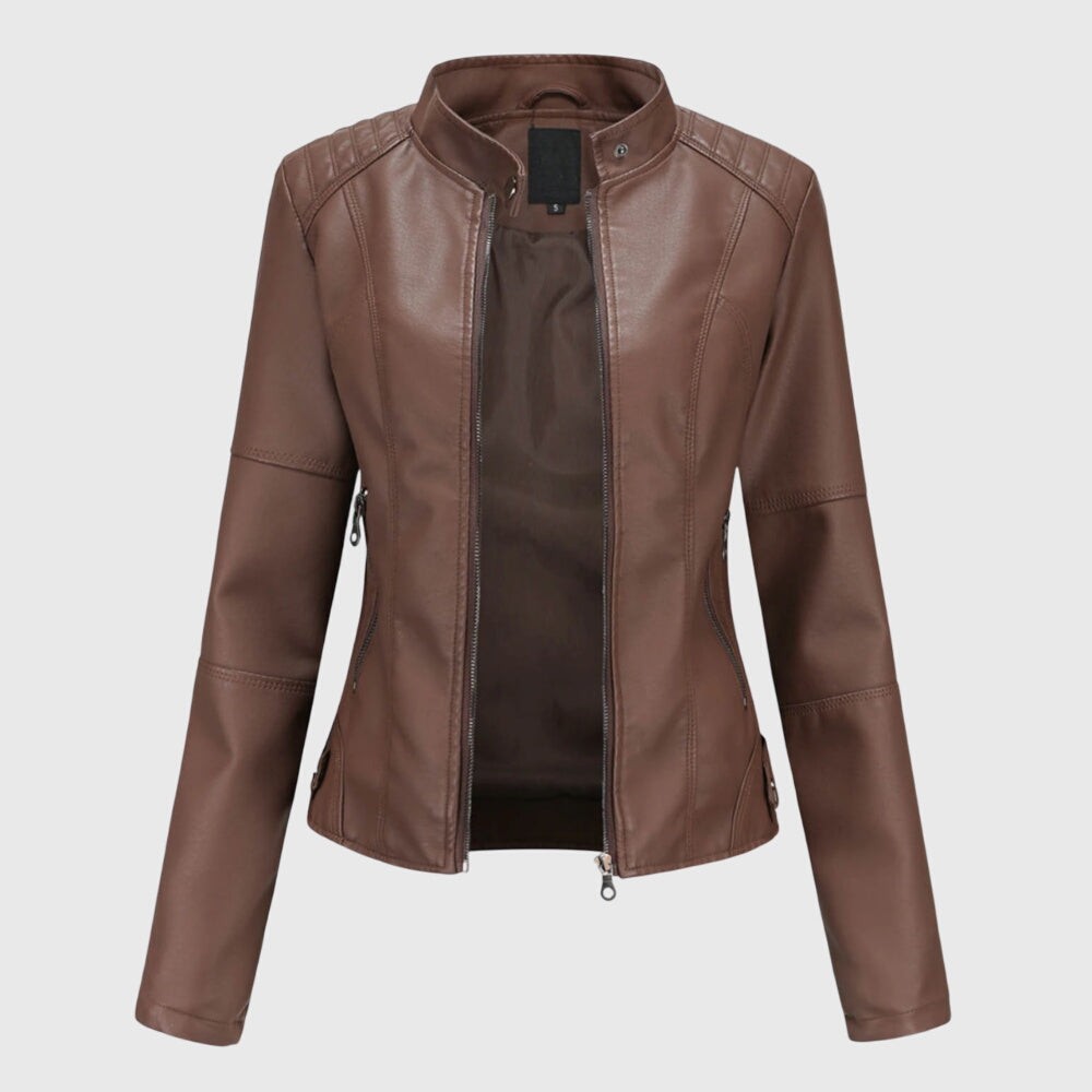 Malena | Chaqueta efecto piel elegante