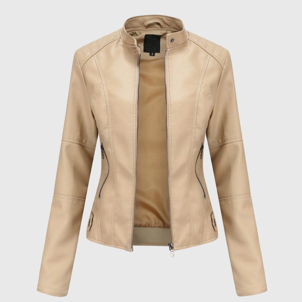 Malena | Chaqueta efecto piel elegante