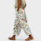 Manuela | Pantalón informal con estampado característico y botones