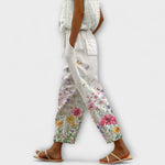 Manuela | Pantalón informal con estampado característico y botones
