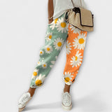 Manuela | Pantalón informal con estampado característico y botones