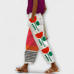 Manuela | Pantalón informal con estampado característico y botones