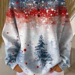 Matilde | Jersey navideño con motivo de abetos
