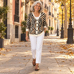 Mayte | Cárdigan de punto cómodo con botones, en la calle