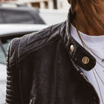 Mercedes | Chaqueta efecto piel
