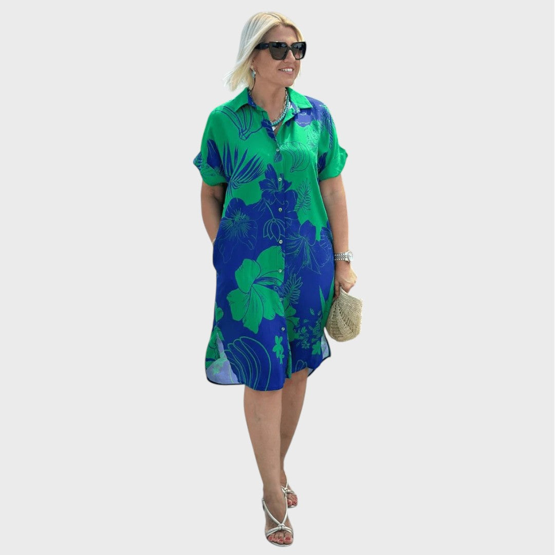 Micaela | Vestido con estampado floral