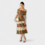 Milagros | Vestido midi luminoso