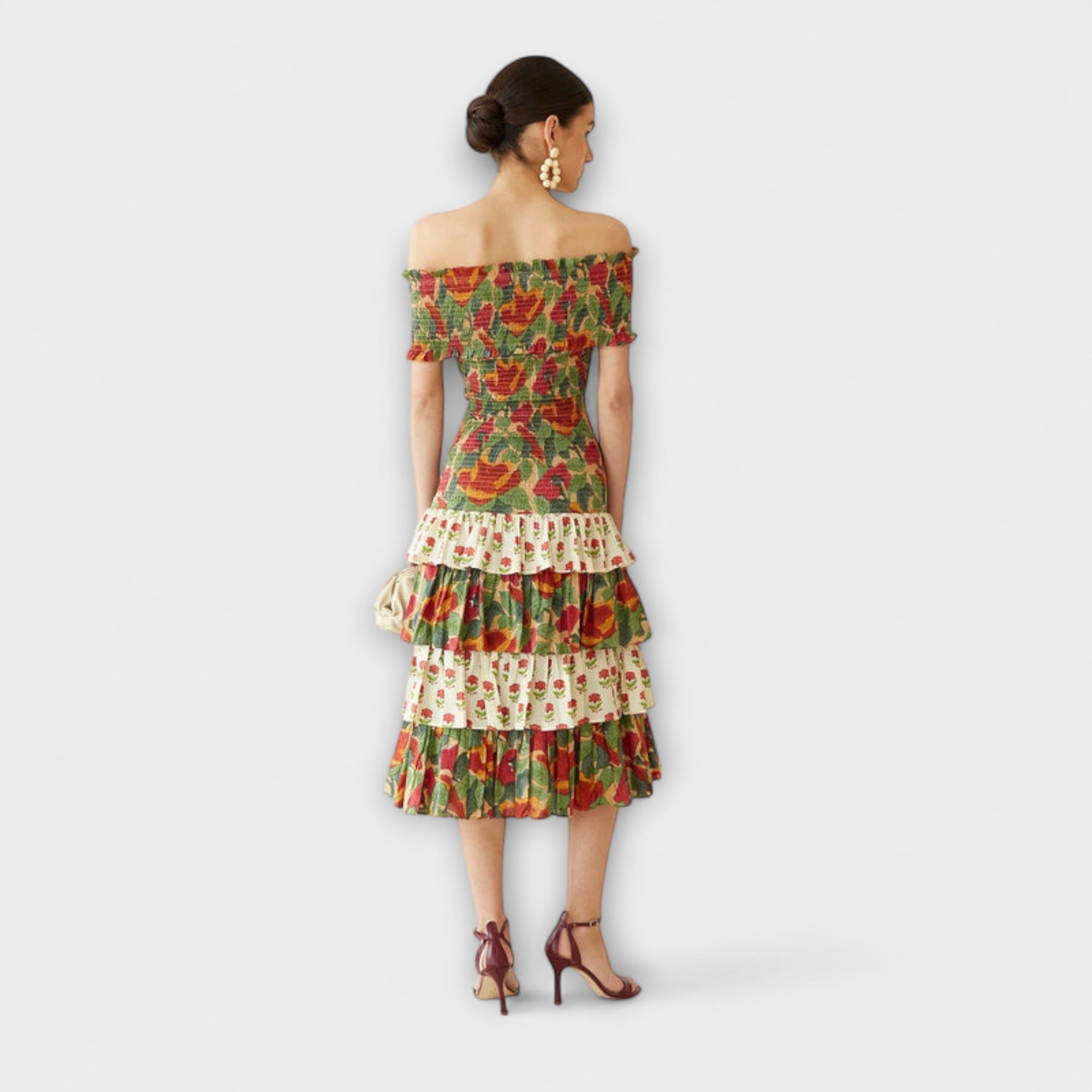 Milagros | Vestido midi luminoso