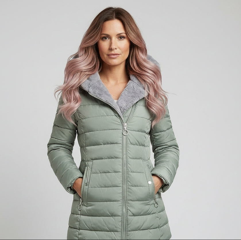 Moira | Abrigo con capucha oversize elegante