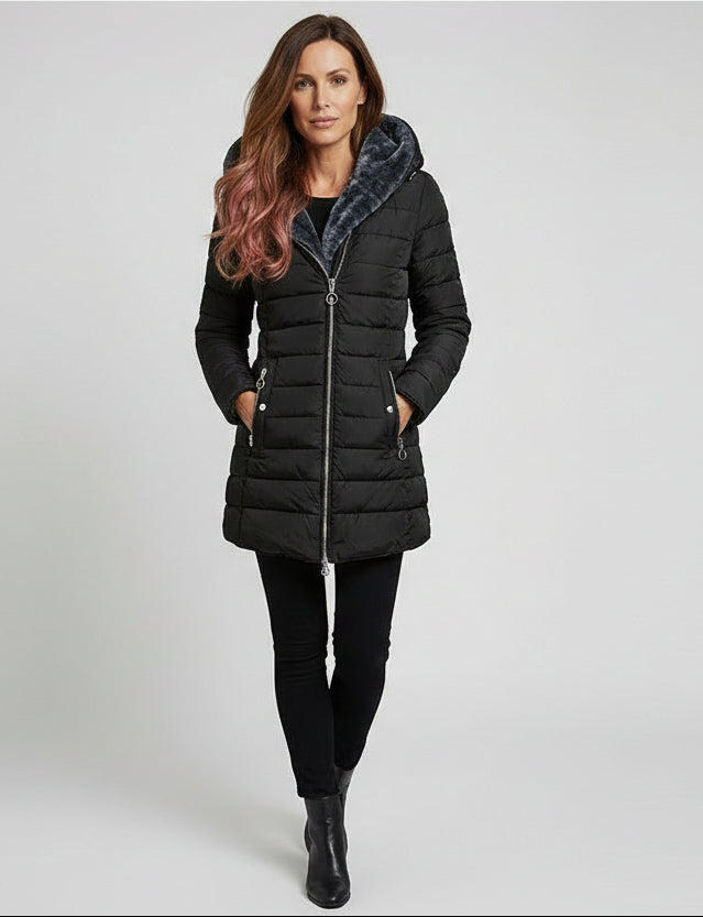 Moira | Abrigo con capucha oversize elegante