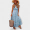 Mónica | Vestido largo bohemio de encaje