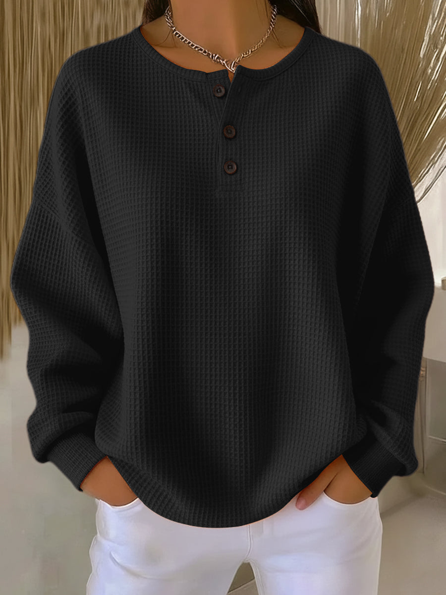 Nahia | Jersey suave de punto gofrado