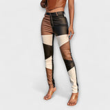 Nekane | Pantalón con estampado colour block