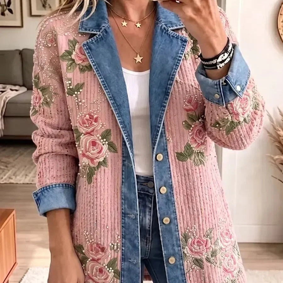 Nerea | Blazer vaquero patchwork