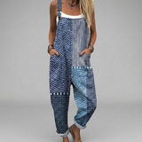 Ofelia | Peto azul bohemio de patchwork