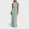 Olalla | Vestido largo fluido con cuello halter