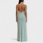 Olalla | Vestido largo fluido con cuello halter