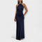 Olalla | Vestido largo fluido con cuello halter