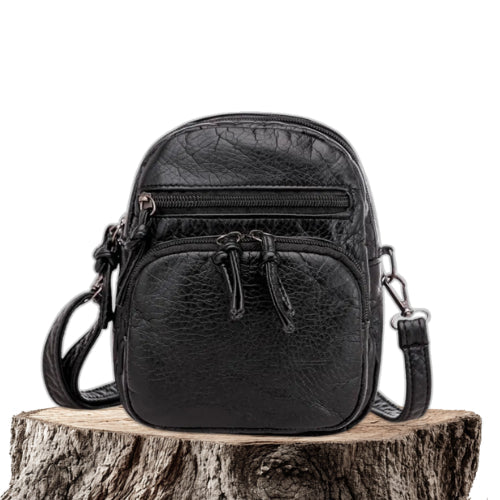 Olvido | Bolso de piel sobrio