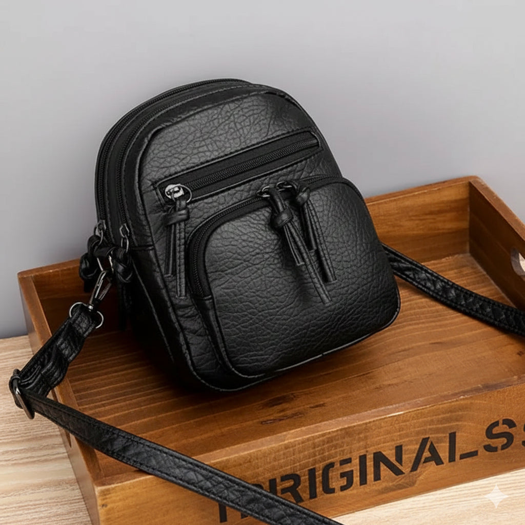 Olvido | Bolso de piel sobrio