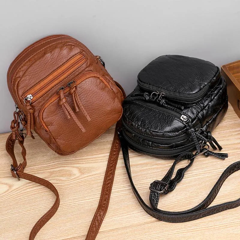 Olvido | Bolso de piel sobrio